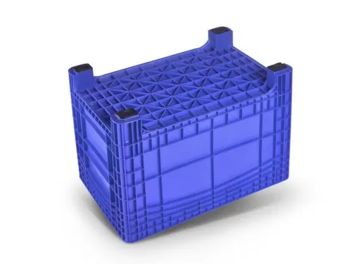 container met grote capaciteit,HxLxB 800x1200x800mm,535l,PE,blauw