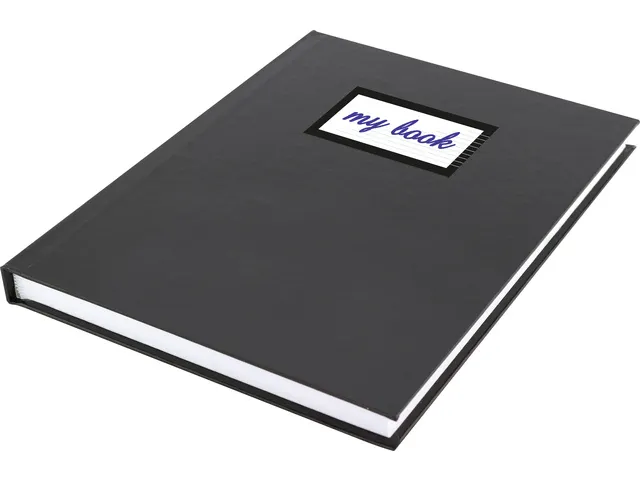 Étiquette livre paquet de 24 étiquettes 6 feuilles de 4 pièces noir