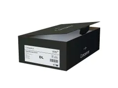 Conqueror Vergé Envelop Strip DL 110x220mm Brilliant Wit 500 Stuks