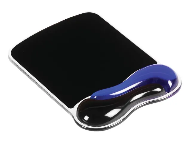 Duo Gel Muismatten blauw/zwart
