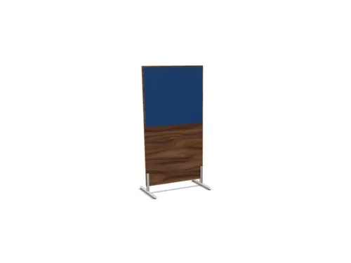 scheidingswand,HxB 1545x800mm,NP-tiepolo nut,BN6016-blauw