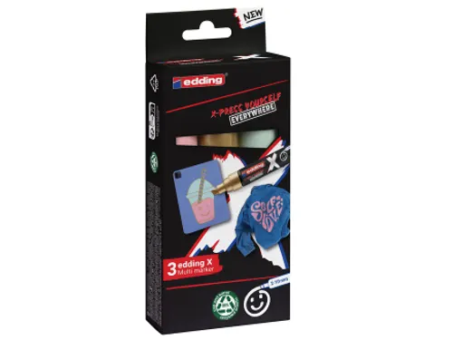 Edding 6900 X multi marker set pastel color 3 stuks