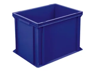 Euronorm Stapelkrat Hxlxb 320x400x300mm 31liter Blauw - 1