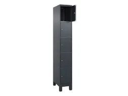 lockerkast HxBxD 1950x300x500mm 1x5vakken cil.-slot voeten