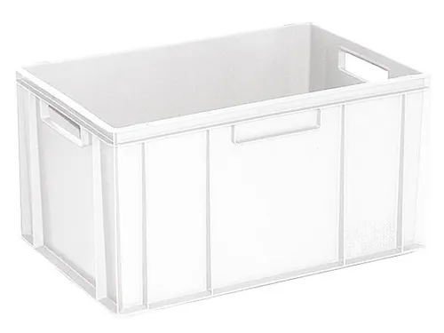 Euronorm Stapelkrat Pe 320x600x400mm 63liter Wit