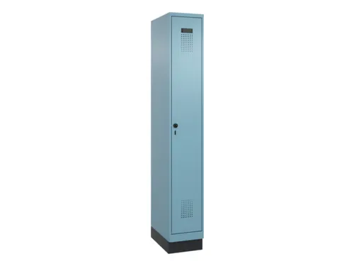 locker,HxBxD 1950x300x500mm,1vak,vak B 300mm,draaigrendel,sokkel