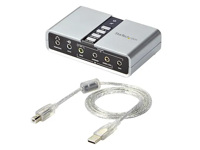 7.1 USB Audio-adapter Externe Geluidskaart met SPDIF Digitale Audio