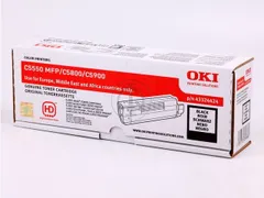Tonercartridge Oki 43324424 C5800 Zwart
