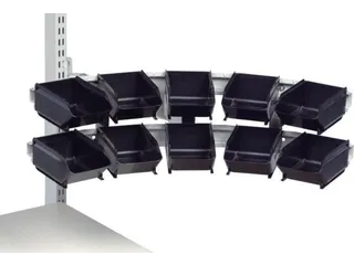 rail voor zichtbakken,HxB 54x770mm,m. zwenkarm - 2