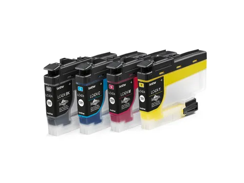 Brother LC-424 Inktcartridges Zwart + 3 Kleuren
