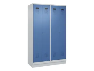 locker voor scheiding van kleding,HxBxD 1950x1200x500mm,4vak - 2