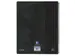 Bloc de cours Oxford A4 + 4 perforations Carreau 10mm 90fls noir