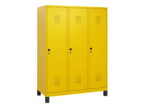 schoollocker,HxBxD 1630x1200x500mm,3vak,vak B 400mm,draaigrendel