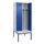 locker met bank,voor scheiding van kleding,HxBxD 2120x800x815mm,2vak