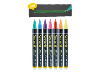 Krijtstift Securit Sma-100 Rond 1-2mm Assorti 7 Stuks - 10