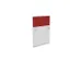 cache de banque d'accueil,p. table de bureau,Bl-blanc,BN4011-rouge