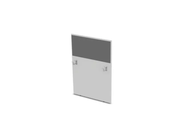 baliepaneel,v. bureau,aanbouw rechts,B 800mm,Bl-wit,BN8078-grijs