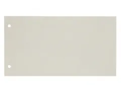 Scheidingsstrook Jalema Infinio ICN 225x120mm 250gr grijs 500 stuks