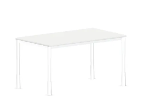 In hoogte verstelbaar bureau,HxBxD 720-840x1400x800mm,Bl-wit