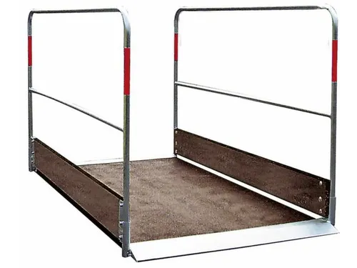 greppelbrug,LxB 2200x1000mm,draagverm. 150kg/m²,trede hout antislip