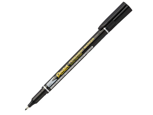 Pentel NF450-A Permanente marker Extra Fijne punt 1,2mm Zwart