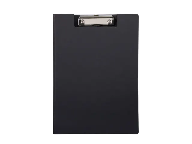 Klembordmap MAULbalance A4 versterkt karton rug 8mm zwart
