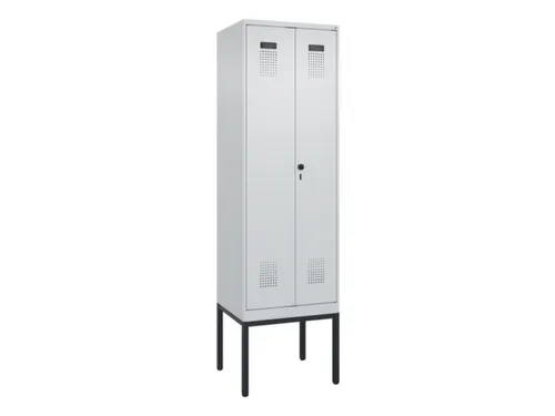 PBM-locker,HxBxD 2120x600x500mm,2vak,vak B 300mm,draaigrendel