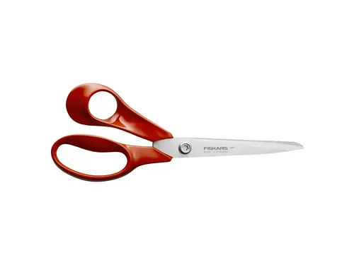 Schaar Fiskars Classic universeel 21cm links rood