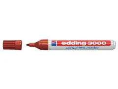 Viltstift edding 3000 rond bruin 1.5-3mm