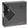 Infibra Servet I-0713 40x40cm 1/4 Vouw 2-Laags Zwart 1200 Stuks