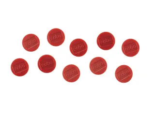 Magneet Nobo 32mm rood 10 stuks - 2