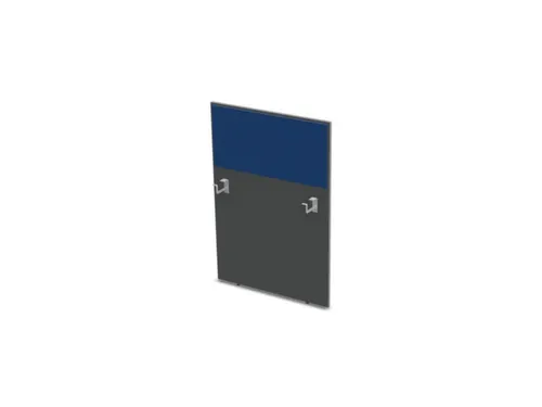 baliepaneel bureau aanbouw rechts MS-donkergrijs BN6016-blauw 800mm