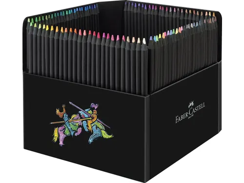 Kleurpotlood Faber-Castell Black Edition 100 stuks in karton etui