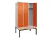 locker voor scheiding van kleding,HxBxD 2120x1200x815mm,3vak