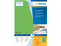 Herma 4559 Gekleurde Etiketten 105x42.3mm Groen permanent