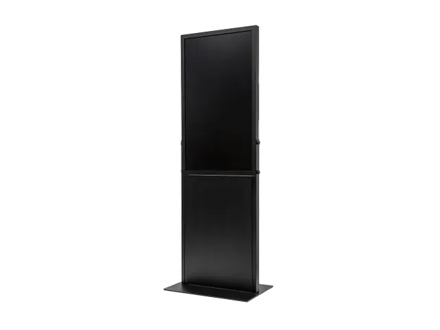 Couvercle face pour totem numérique Sky GO Noir