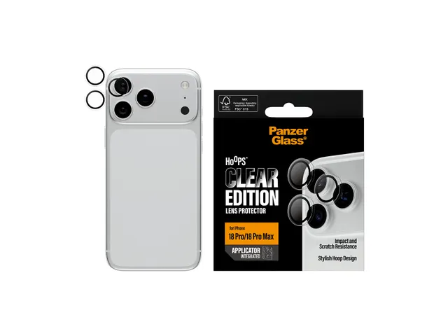 PanzerGlass Hoops Camera Lens Protector Transparent iPhone 18 Pro