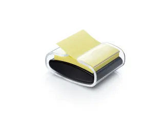 Memoblokdispenser 3M PRO voor Post-it Z-Notes 76x76mm transparant zwar - 3