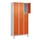 lockerkast,HxBxD 1950x900x500mm,3x3vakken,vak B 300mm,cil.-slot,voeten