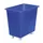 Verrijdbare Rechthoekige Bak 135 Liter Hxbxd 660x660x432mm Pe Blauw