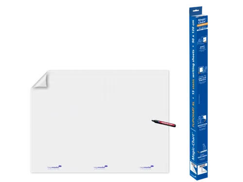 Legamaster Magic-Chart flipchart folie XL met ruit 90x120cm