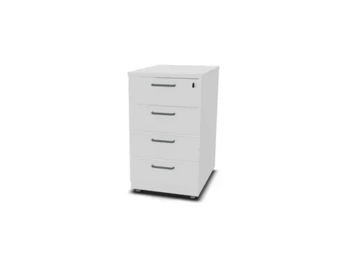 Staand Ladeblok Hxbxd 720x430x600mm 4 Laden Bl-wit