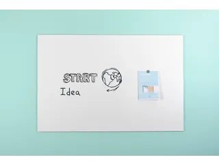 Whiteboard 98x148cm Zonder Rand Gelakt Staal Magnetisch - 2