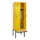locker met bank,HxBxD 2120x600x815mm,2vak,vak B 300mm,draaigrendel