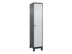 locker,HxBxD 1950x400x500mm,1vak,vak B 400mm,draaigrendel,voeten