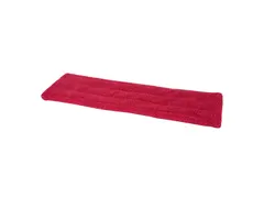 Microvezel vlakmop 40cm Rood met pockets en flaps Pak 5 Stuks