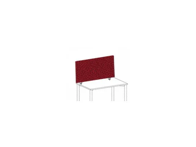 Paroi De Séparation De Table Hxlxp 600X1400X27Mm Rouge