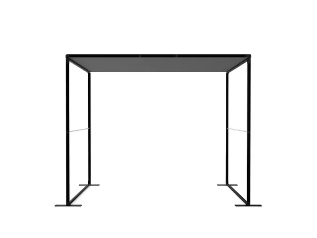 FlexFrame Modulair systeem Dak 100x250cm Zwart frame