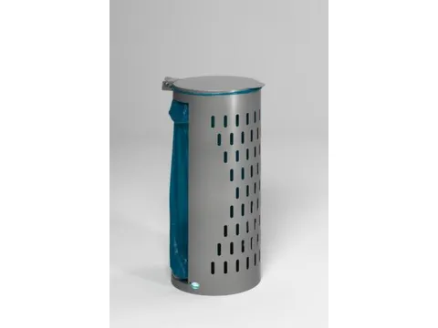 Afvalverzamelaar Opengewerkt 120 Liter 850x380x440mm Zilver
