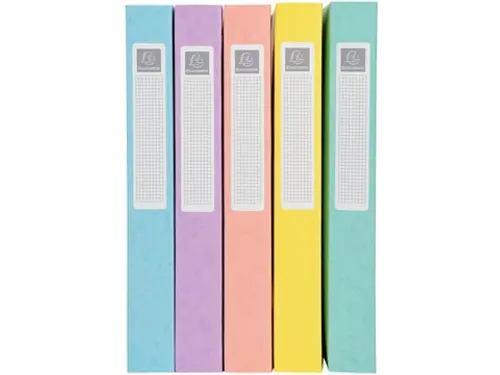 Aquarel elastobox uit glanskarton A4+ 4 cm assorti
